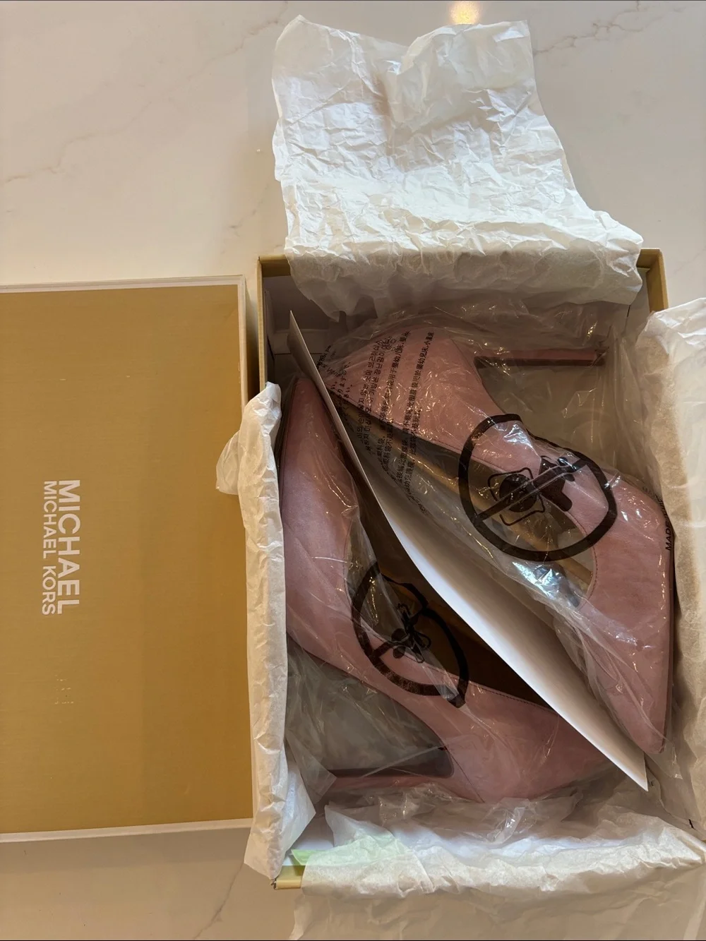 Michael Kors Pink Suede Pointed Toe Stiletto Heels